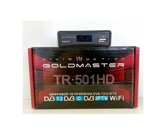 Комбинированный тюнер GoldMaster TR-501HD (DVB-T2/DVB-C/IPTV/YouTube)