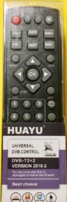 Пульт HUAYU для ресиверов DVB-T2+2 Версия 2018-2