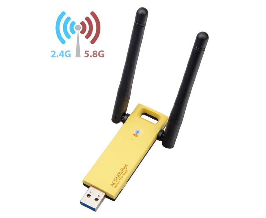 Мощный USB wi-fi двухдиапазонный адаптер 2.4G+5G AC1200mb USB3.0