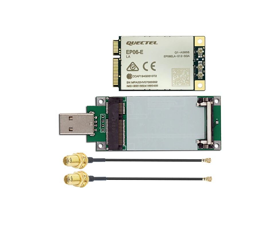 Набор Модем Quectel EP06-E cat.6 + Адаптер USB для Mini PCI-e + пигтейл (170944 1шт,  170945 1шт,  180006 2 шт)