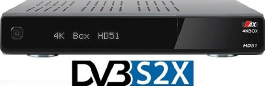 Спутниковый ресивер AX Opticum 4K HD51 DVB-S2X + DVB-T2/C