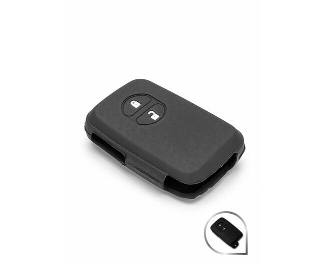 Чехол силиконовый для автомобильного ключа Toyota (№1021) (смарт, 2 кнопки)