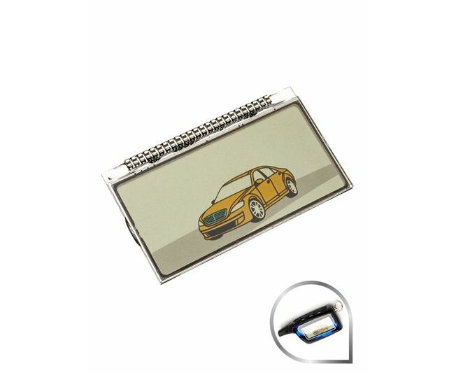 Дисплей LCD на ножках для брелка Scher-Khan LOGICAR 3/4