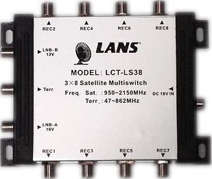 Мультисвитч Lans LCT-LS 38