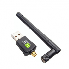 Мощный USB wi-fi AC адаптер 2.4/5.8 Ghz 600mb с антенной 5 dbi