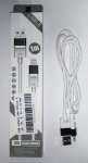 USB кабель для iPhone 5, 5S, 5C, 6, 6+ с 1м белый в оплетке