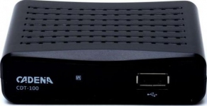 Эфирный тюнер DVB-T2 Cadena CDT-100