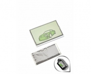 Дисплей LCD на шлейфе для брелка Scher-Khan Mobicar 1/2